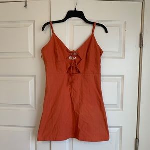 Cotton Candy LA Burnt Orange Summer Dress